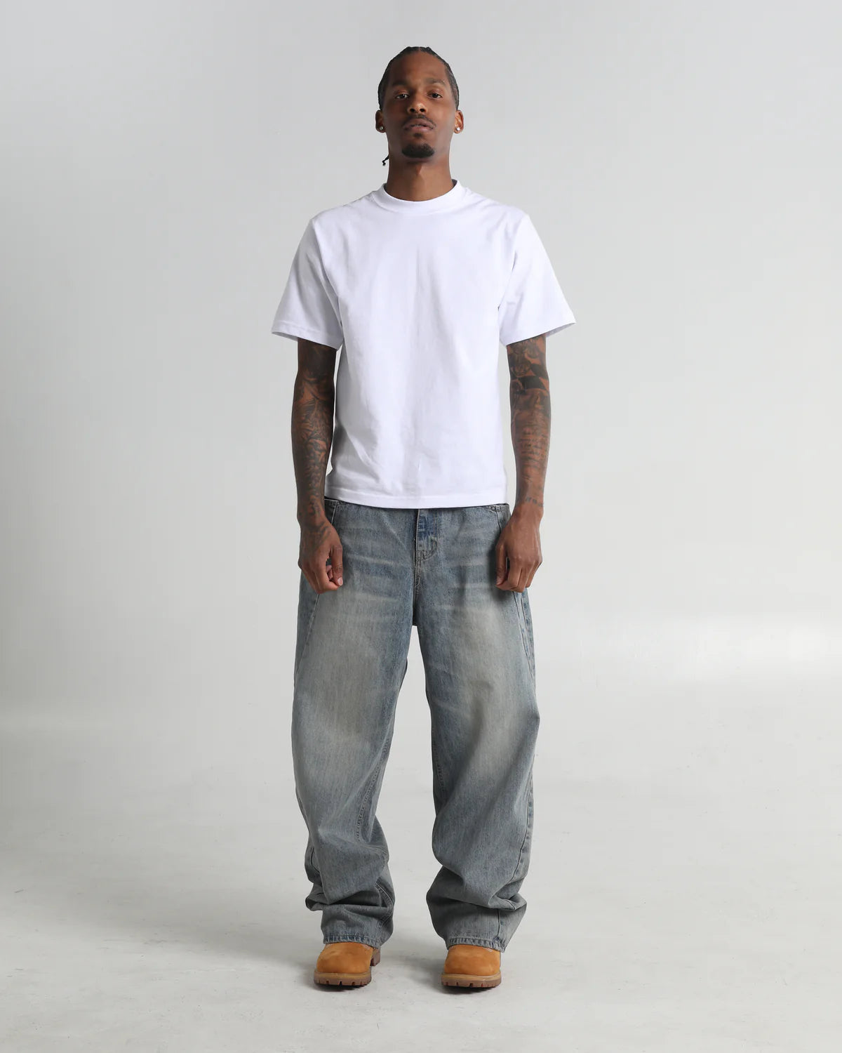 【預購】Shaka Wear Twisted Baggy Jeans 水洗微喇牛仔褲