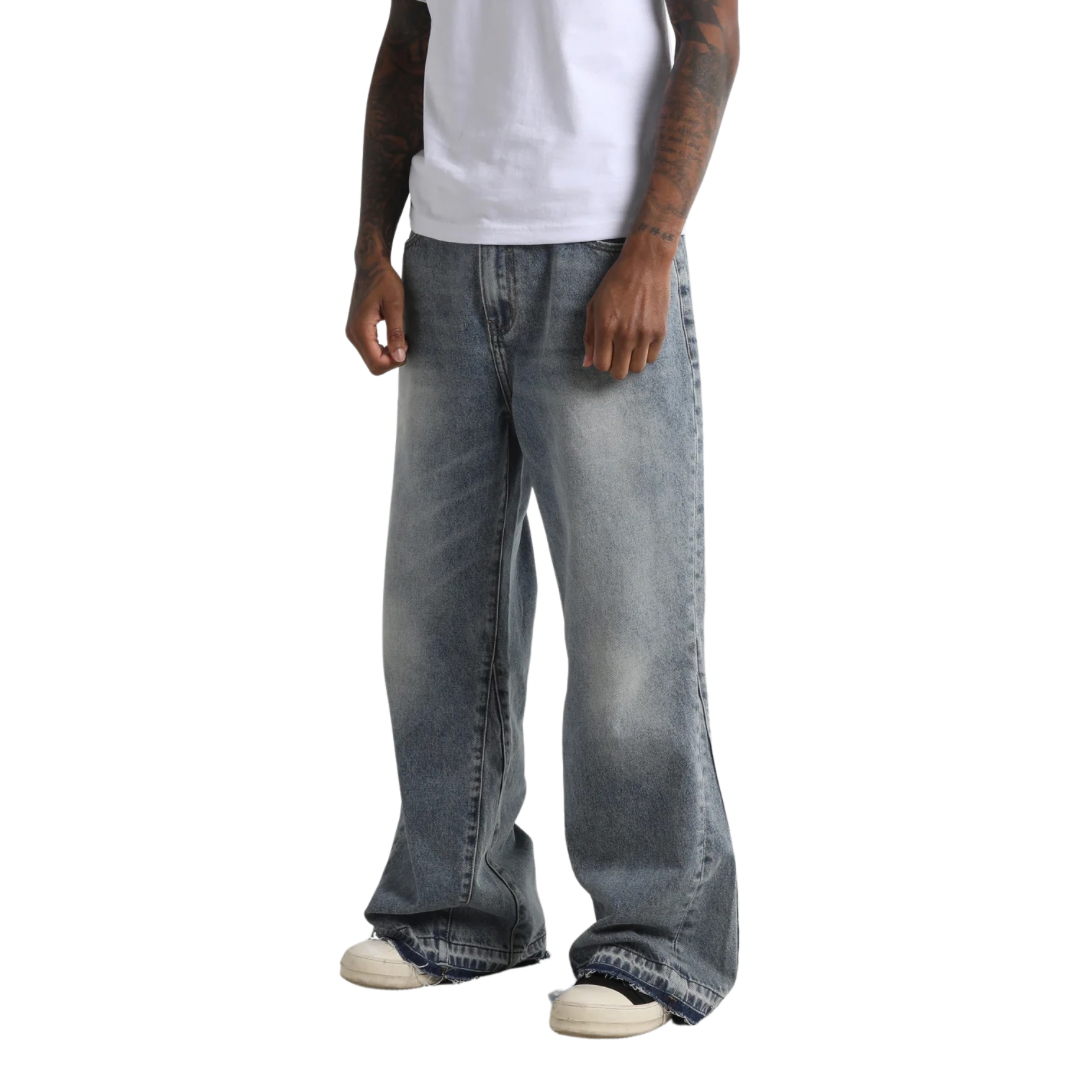 【預購】Shaka Wear Squabble Distressed Denim 水洗做舊牛仔褲