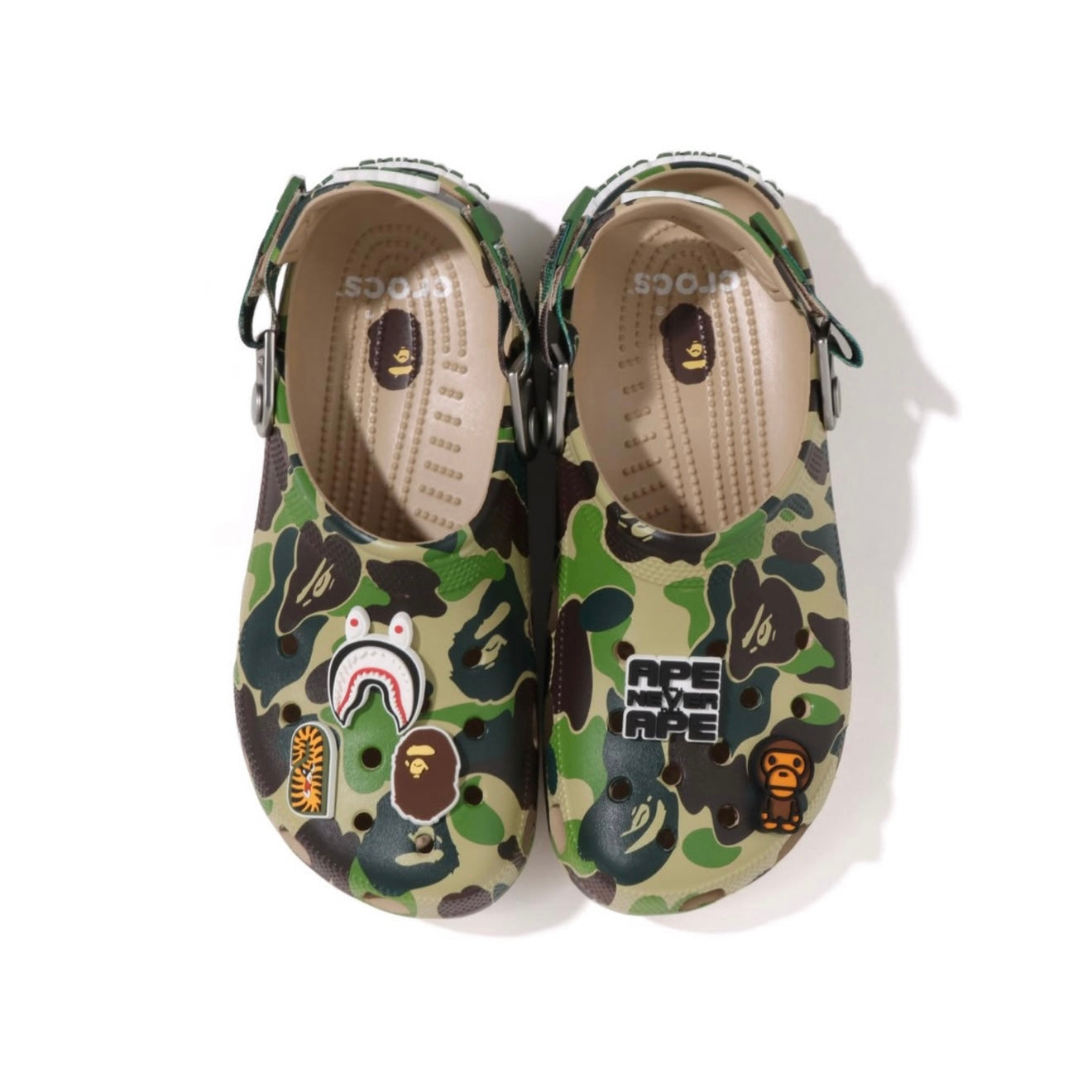 【現貨】A BATHING APE® X Crocs 聯名洞洞鞋 綠色
