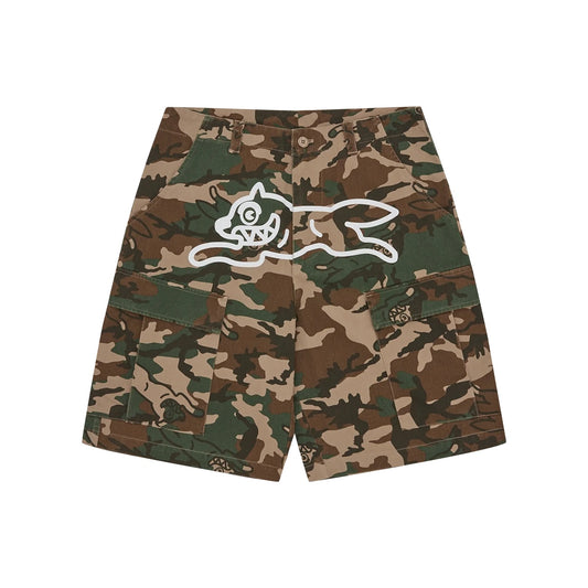 【預購】BBC ICECREAM RUNNING DOG WOODLAND CAMO CARGO SHORTS 迷彩飛狗 工裝短褲